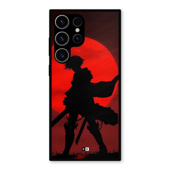 Captain Levi Acramen Metal Back Case for Galaxy S23 Ultra