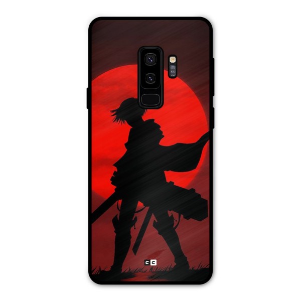 Captain Levi Acramen Metal Back Case for Galaxy S9 Plus