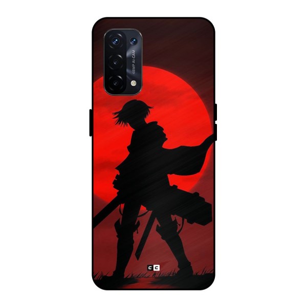 Captain Levi Acramen Metal Back Case for Oppo A74 5G