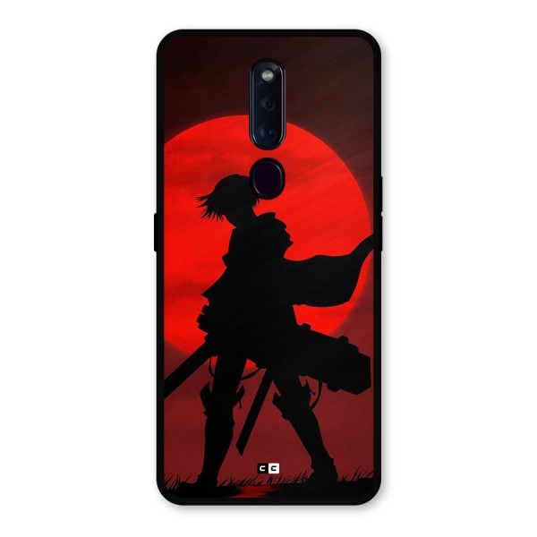 Captain Levi Acramen Metal Back Case for Oppo F11 Pro