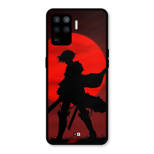 Captain Levi Acramen Metal Back Case for Oppo F19 Pro