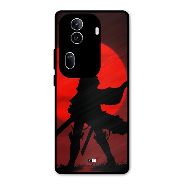 Captain Levi Acramen Metal Back Case for Oppo Reno11 Pro 5G