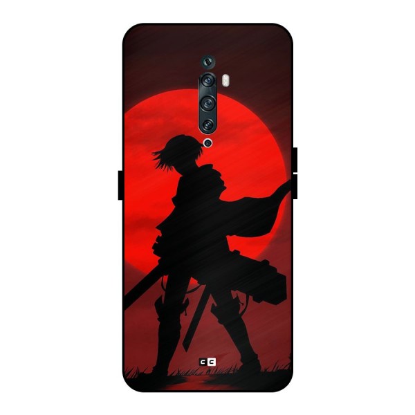 Captain Levi Acramen Metal Back Case for Oppo Reno2 F