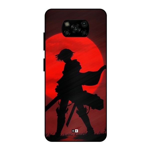 Captain Levi Acramen Metal Back Case for Poco X3