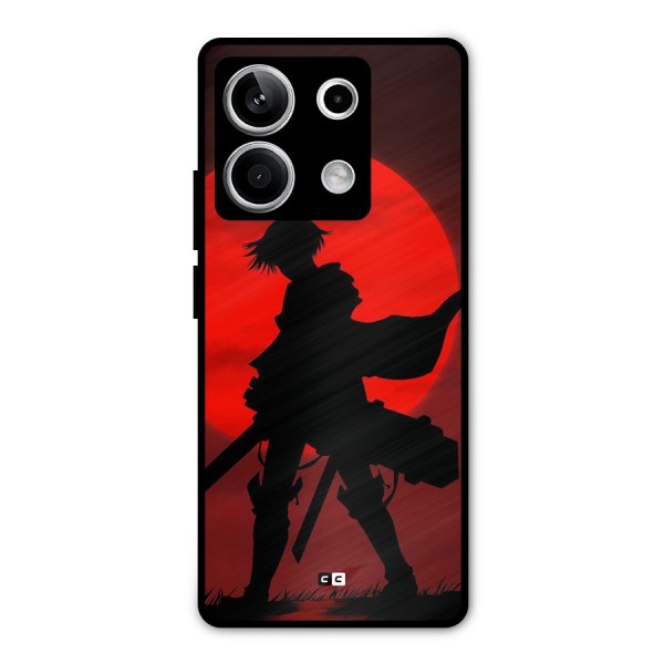 Captain Levi Acramen Metal Back Case for Redmi Note 13 5G