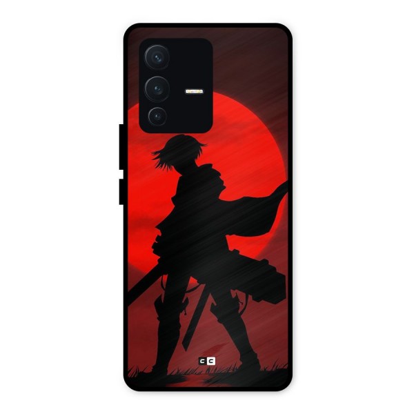 Captain Levi Acramen Metal Back Case for Vivo V23 5G