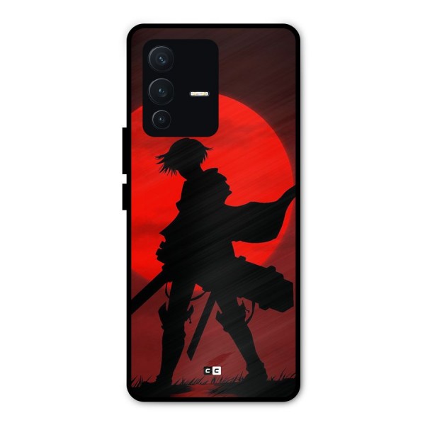 Captain Levi Acramen Metal Back Case for Vivo V23 Pro