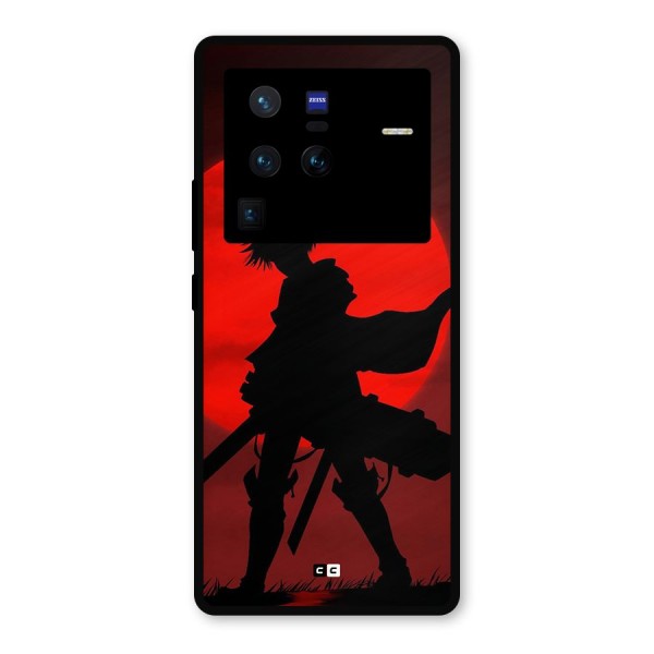 Captain Levi Acramen Metal Back Case for Vivo X80 Pro