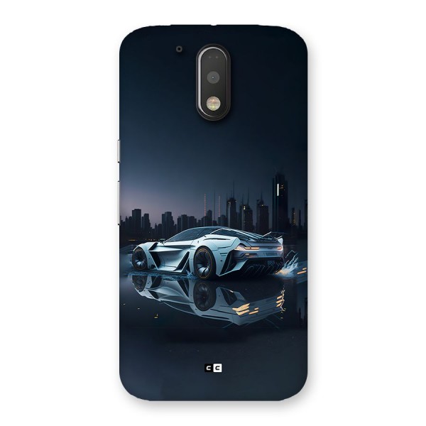 Car of Future Back Case for Moto G4 Plus