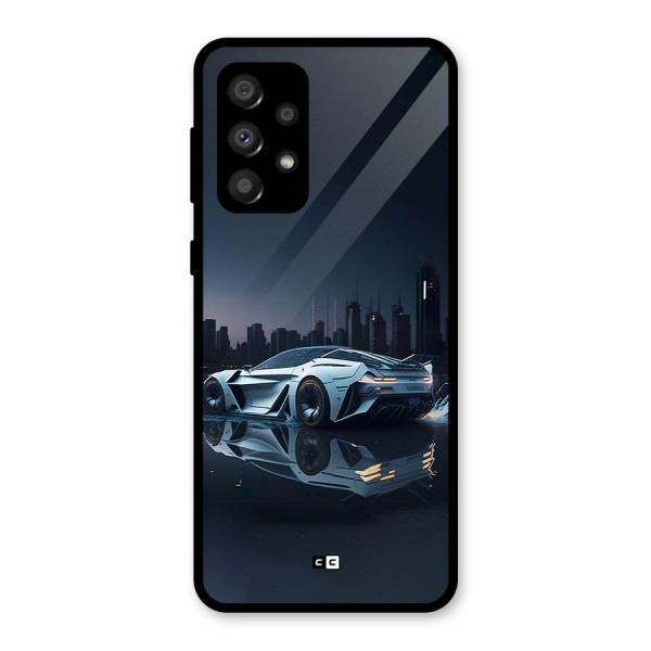 Car of Future Glass Back Case for Galaxy A32