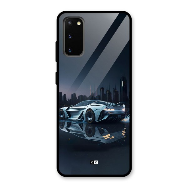 Car of Future Glass Back Case for Galaxy S20