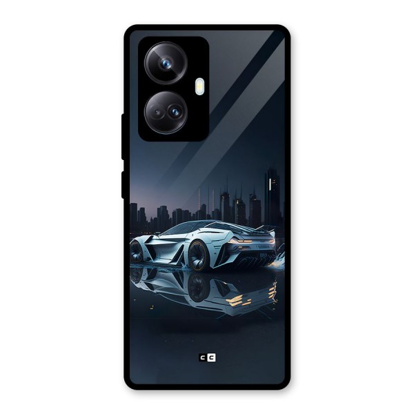 Car of Future Glass Back Case for Realme 10 Pro Plus