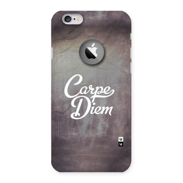 Carpe Diem Rugged Back Case for iPhone 6 Logo Cut