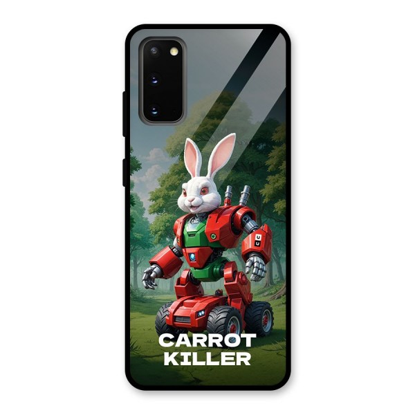 Carrot Killer Glass Back Case for Galaxy S20