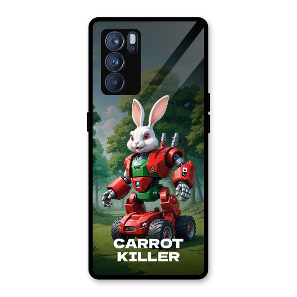 Carrot Killer Glass Back Case for Oppo Reno6 Pro 5G