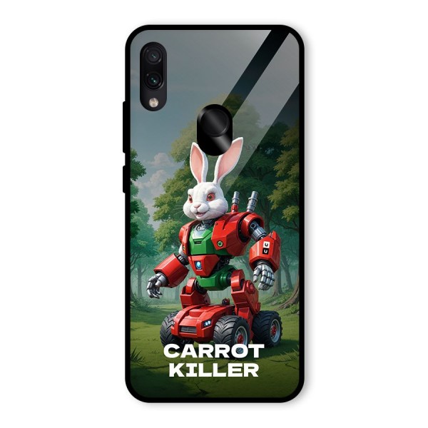 Carrot Killer Glass Back Case for Redmi Note 7S