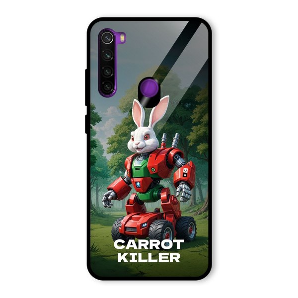 Carrot Killer Glass Back Case for Redmi Note 8