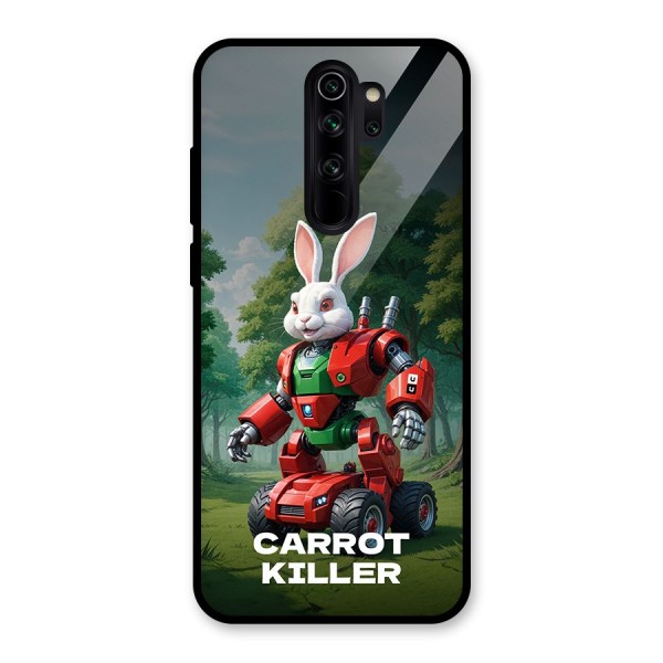 Carrot Killer Glass Back Case for Redmi Note 8 Pro