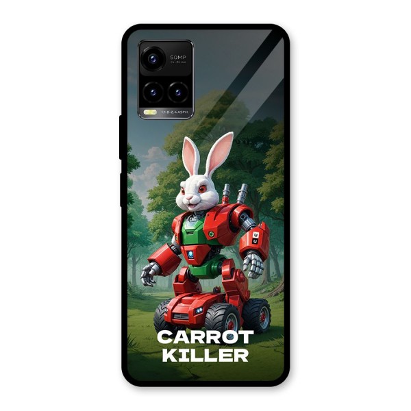 Carrot Killer Glass Back Case for Vivo Y21G