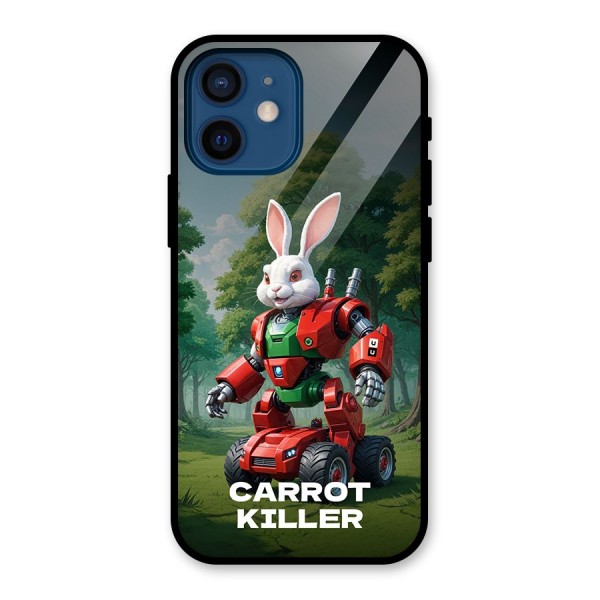Carrot Killer Glass Back Case for iPhone 12 Mini