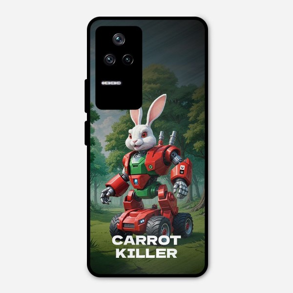 Carrot Killer Metal Back Case for Poco F4 5G
