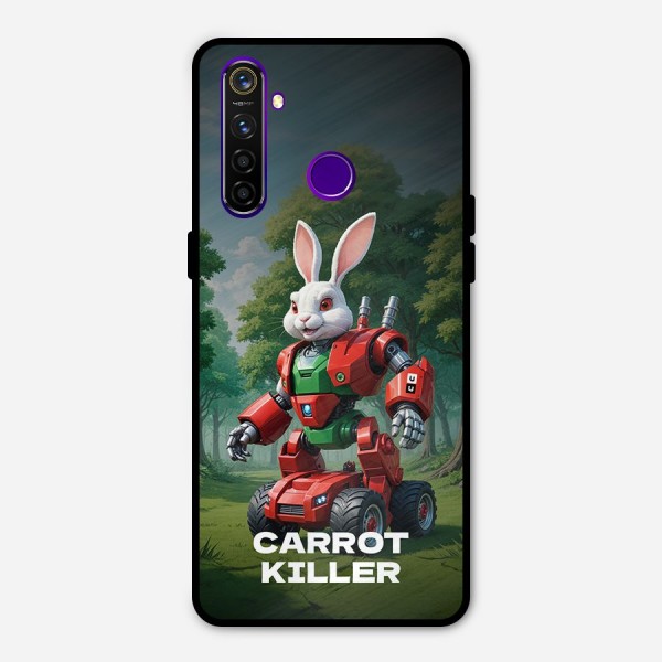 Carrot Killer Metal Back Case for Realme 5 Pro