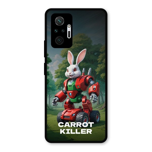 Carrot Killer Metal Back Case for Redmi Note 10 Pro
