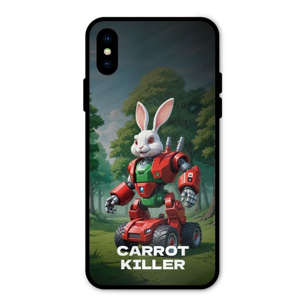Carrot Killer Metal Back Case for iPhone X