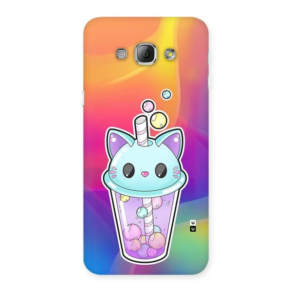 Cat Drink Back Case for Galaxy A8