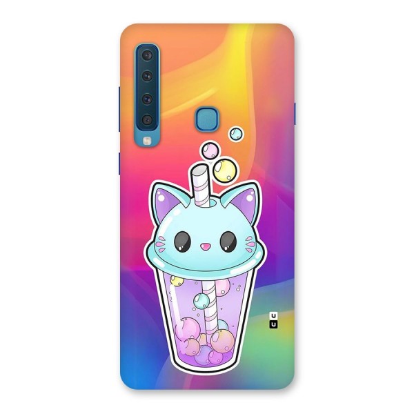 Cat Drink Back Case for Galaxy A9 (2018)