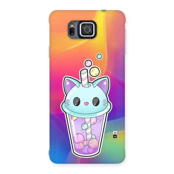 Cat Drink Back Case for Galaxy Alpha