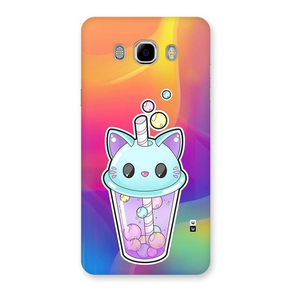 Cat Drink Back Case for Galaxy J7 2016
