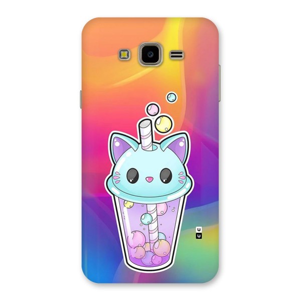 Cat Drink Back Case for Galaxy J7 Nxt