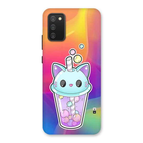 Cat Drink Back Case for Galaxy M02s