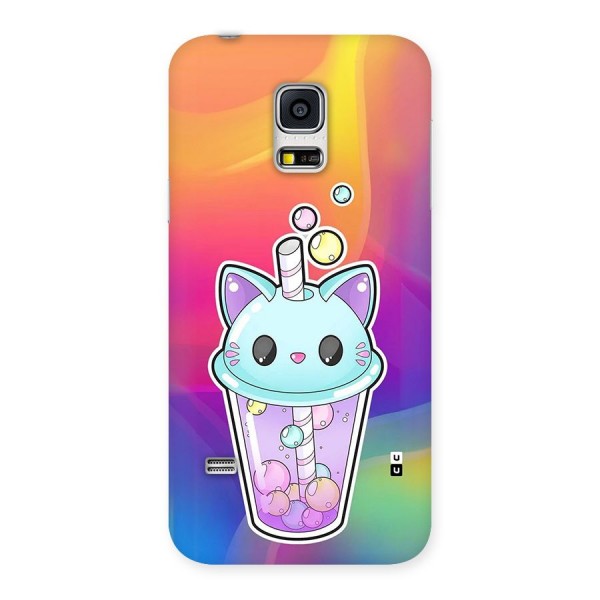 Cat Drink Back Case for Galaxy S5 Mini