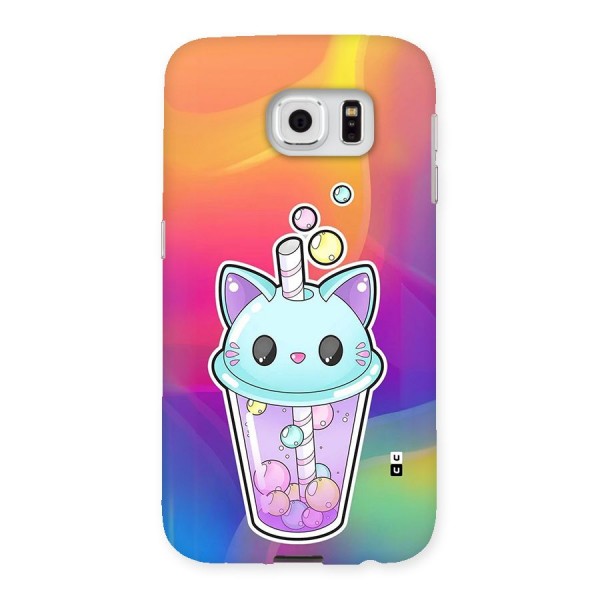Cat Drink Back Case for Galaxy S6
