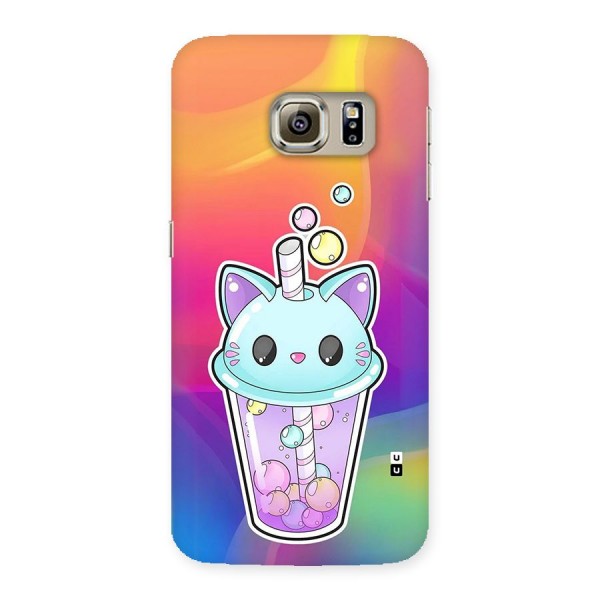 Cat Drink Back Case for Galaxy S6 edge