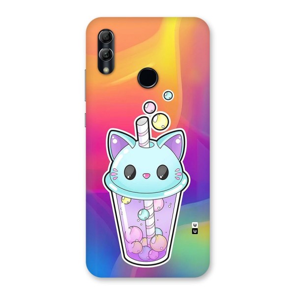 Cat Drink Back Case for Honor 10 Lite
