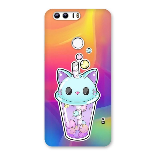 Cat Drink Back Case for Honor 8