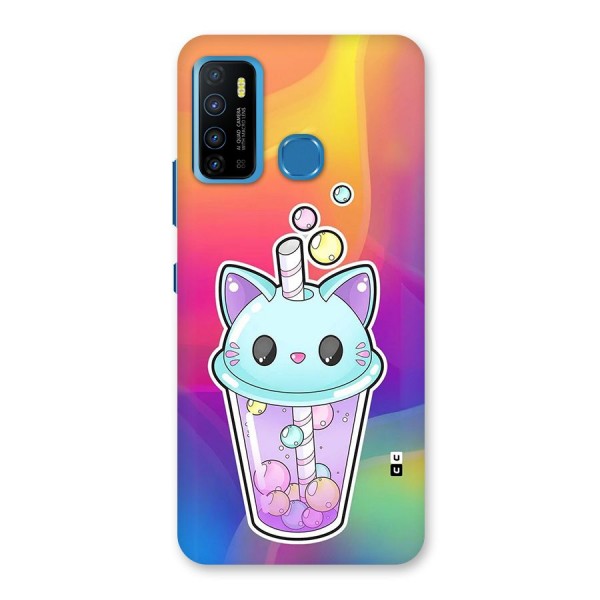 Cat Drink Back Case for Infinix Hot 9