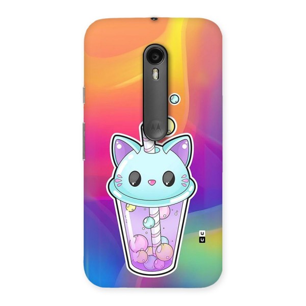 Cat Drink Back Case for Moto G3