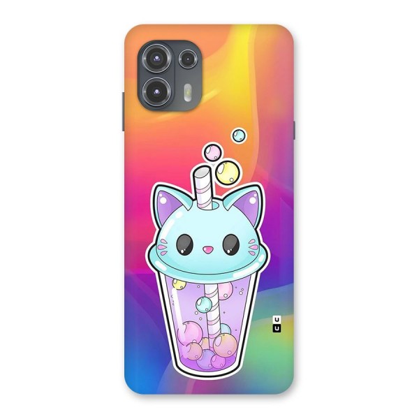 Cat Drink Back Case for Motorola Edge 20 Fusion