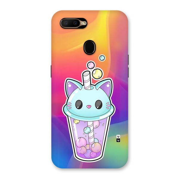 Cat Drink Back Case for Oppo A5s
