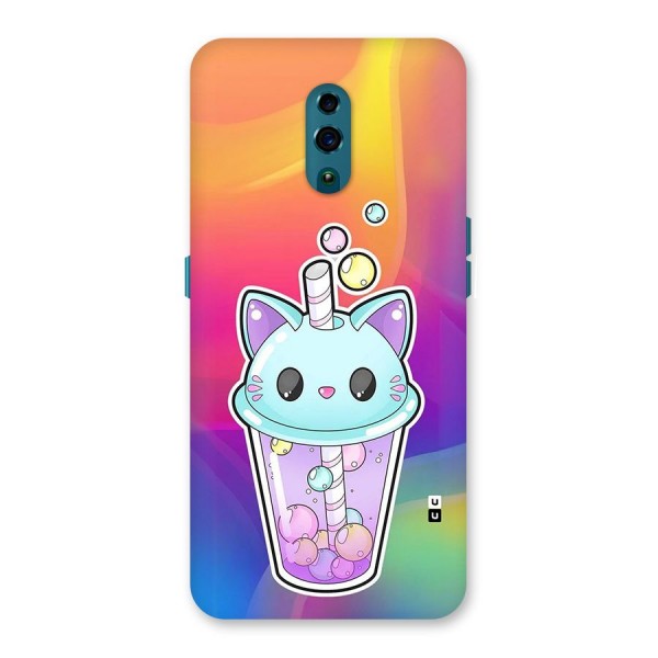 Cat Drink Back Case for Oppo Reno