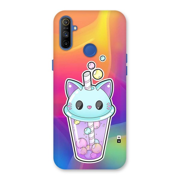 Cat Drink Back Case for Realme Narzo 10A
