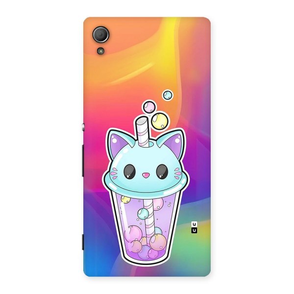 Cat Drink Back Case for Xperia Z4