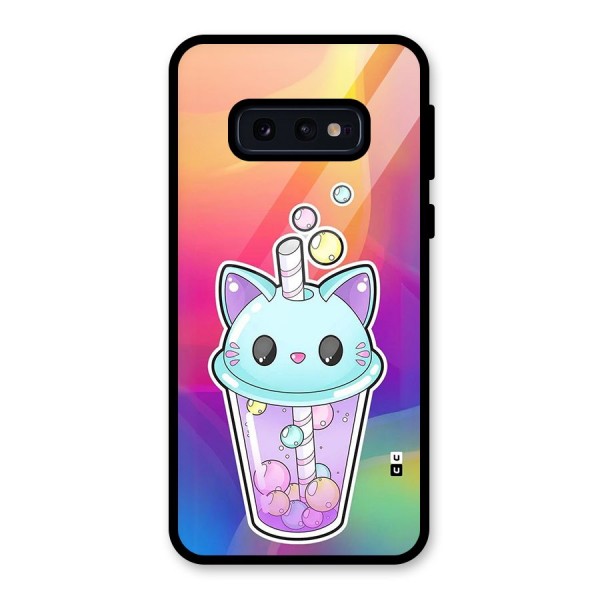 Cat Drink Glass Back Case for Galaxy S10e