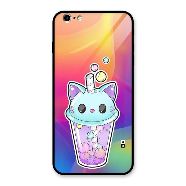 Cat Drink Glass Back Case for iPhone 6 Plus 6S Plus