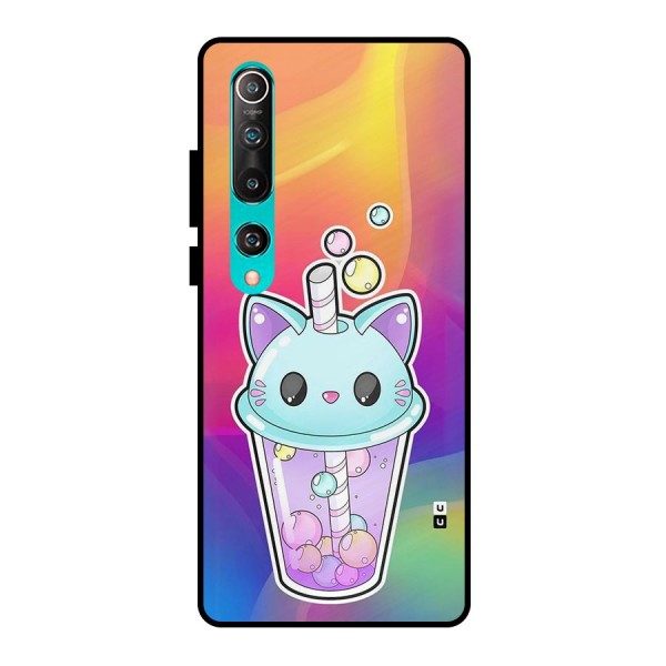 Cat Drink Metal Back Case for Mi 10