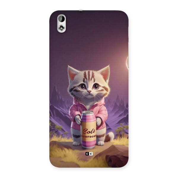 Cat Holding Can Back Case for Desire 816